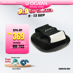 [Apply Code: 6TT31] OGAWA Acu Therapy Reflexology Foot Massager* (Black)